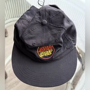 Santa Cruz Black and White Logo Cap